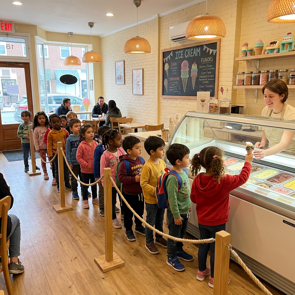 What an Ice Cream Line Taught Us Today